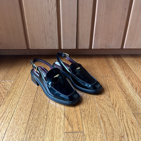 Franco Sarto Shoes - Franco Sarto Giada Slingback Loafer Pump Size 7.5 Black